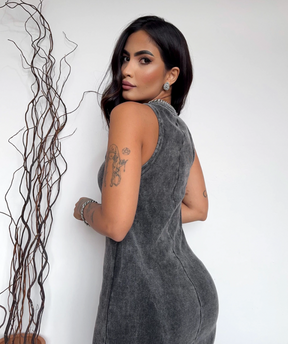 Vestido Tubinho Midi
